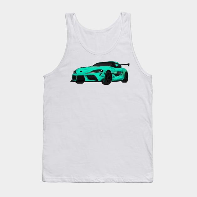 SUPRA TURQUOISE Tank Top by VENZ0LIC